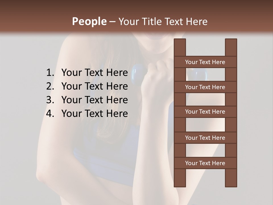 Gray Fit Recreation PowerPoint Template