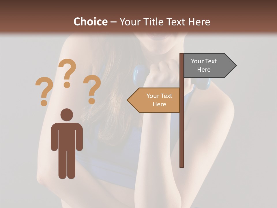 Gray Fit Recreation PowerPoint Template