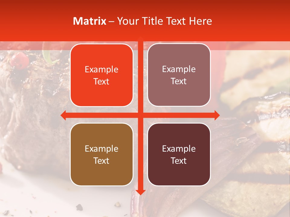 Preparation Garnish Surface PowerPoint Template