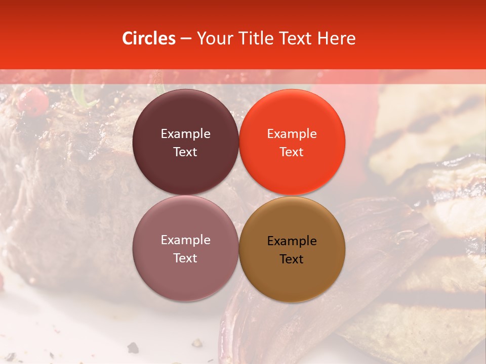 Preparation Garnish Surface PowerPoint Template