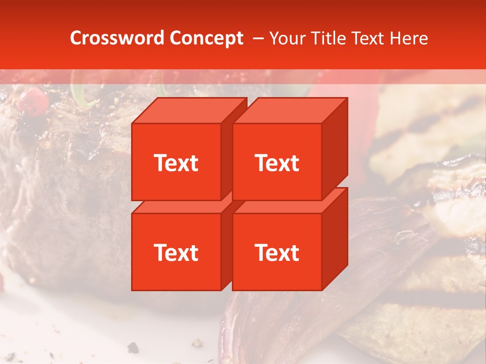 Preparation Garnish Surface PowerPoint Template