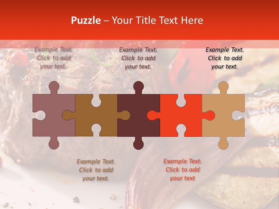 Preparation Garnish Surface PowerPoint Template