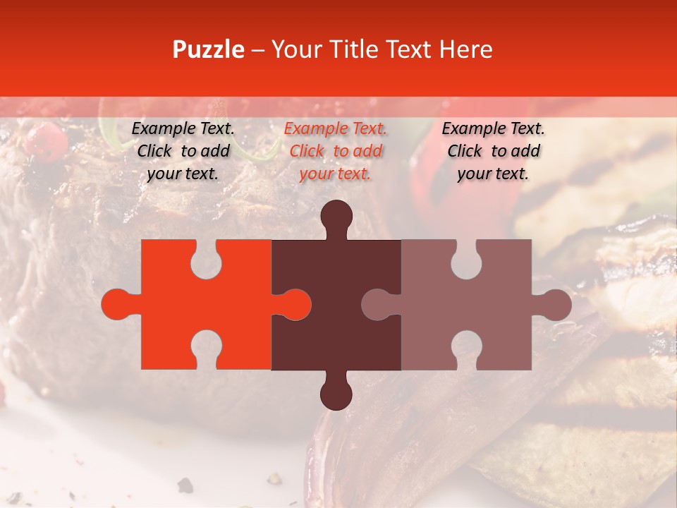 Preparation Garnish Surface PowerPoint Template