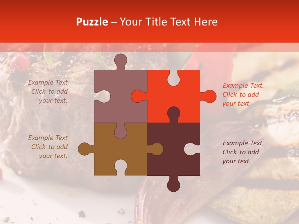 Preparation Garnish Surface PowerPoint Template