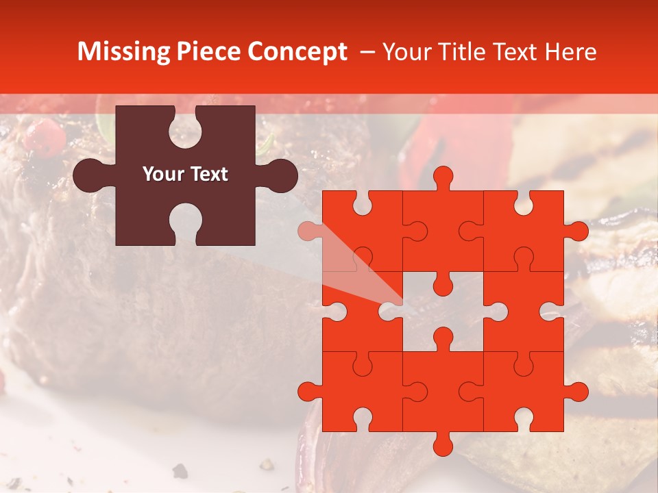 Preparation Garnish Surface PowerPoint Template