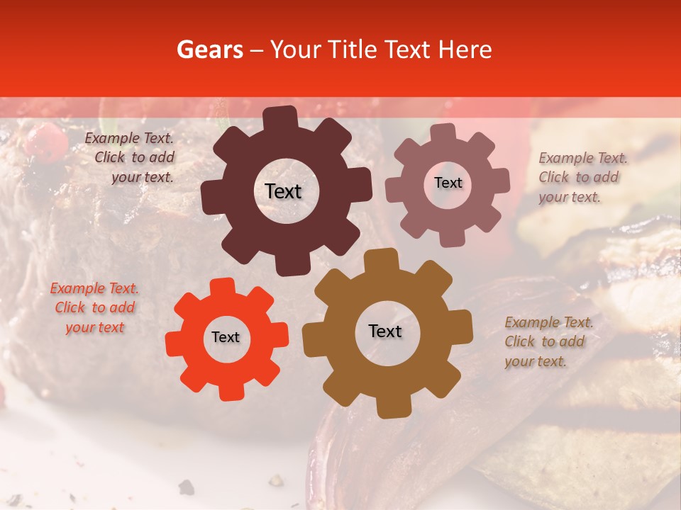 Preparation Garnish Surface PowerPoint Template