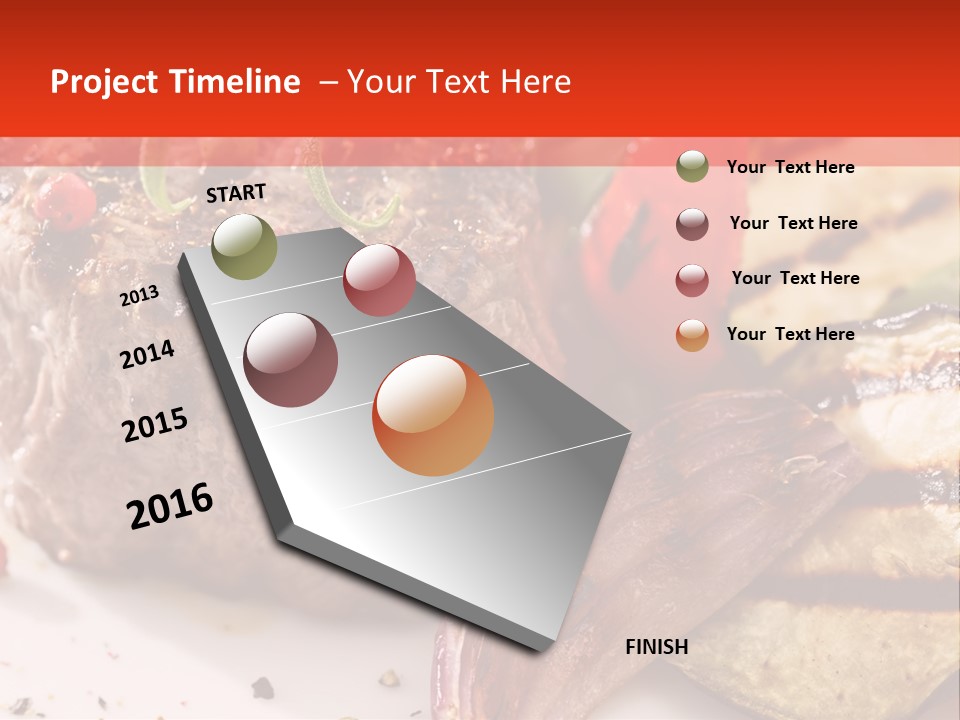 Preparation Garnish Surface PowerPoint Template