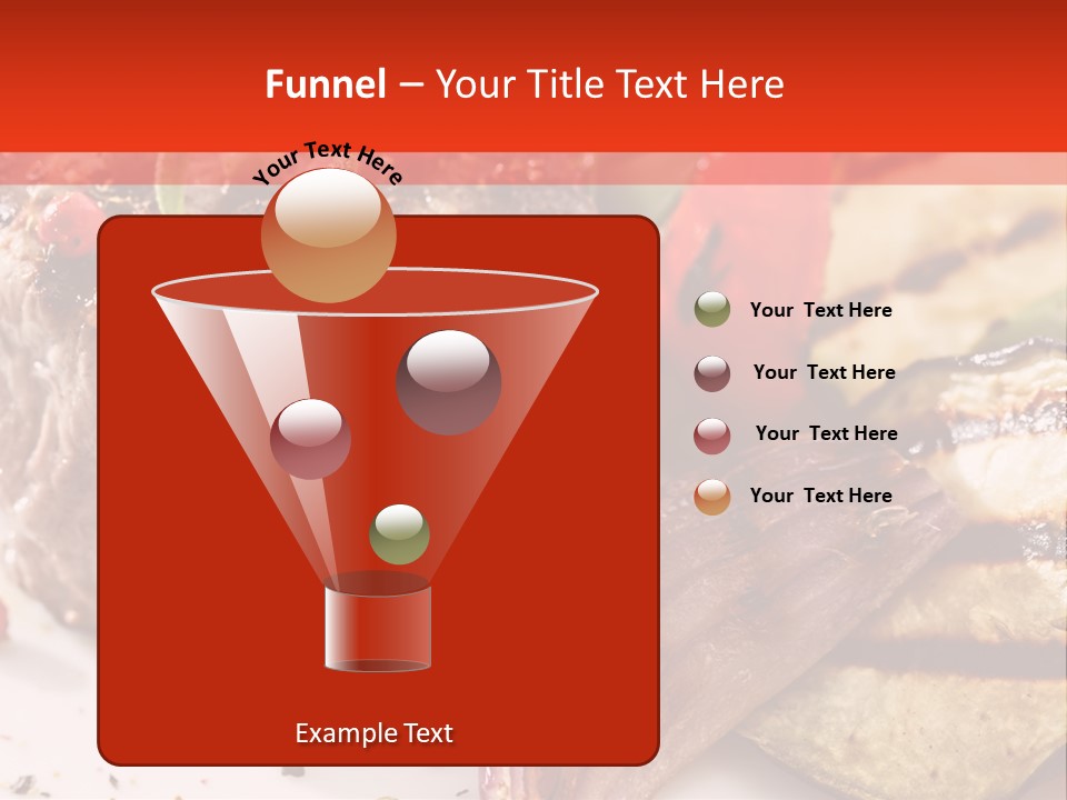 Preparation Garnish Surface PowerPoint Template