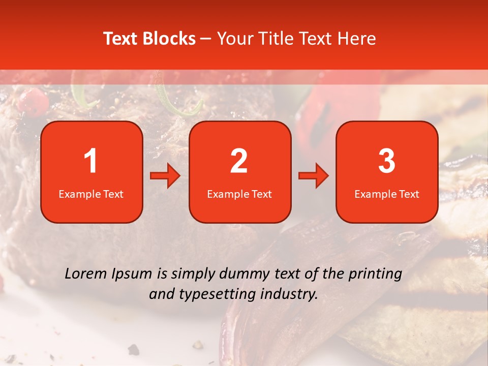 Preparation Garnish Surface PowerPoint Template