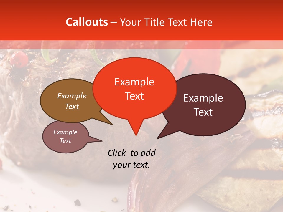 Preparation Garnish Surface PowerPoint Template