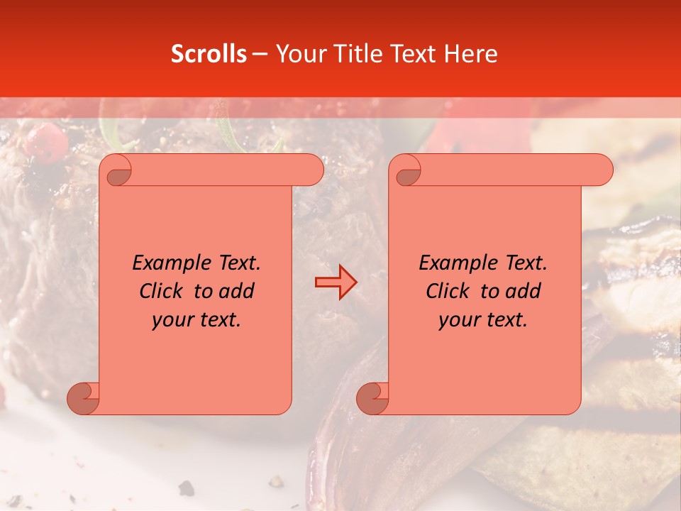 Preparation Garnish Surface PowerPoint Template