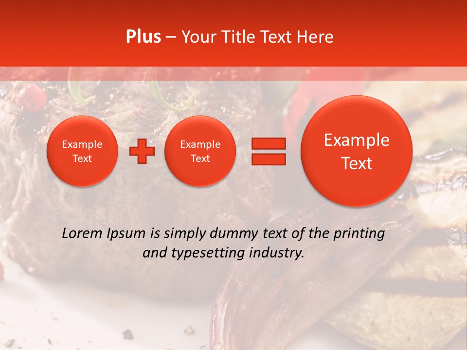 Preparation Garnish Surface PowerPoint Template