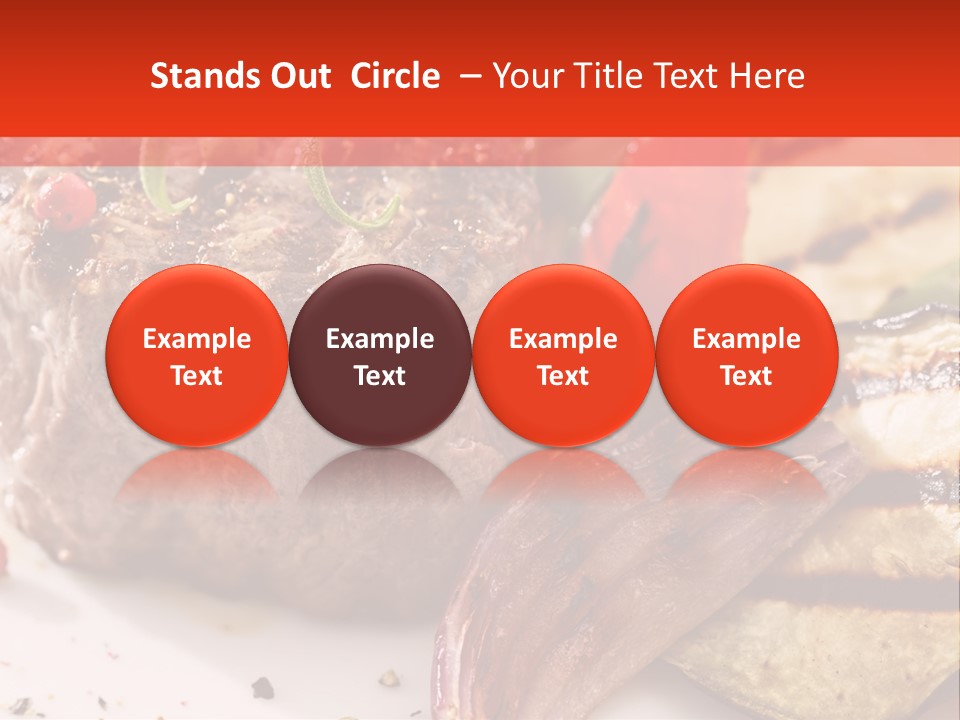 Preparation Garnish Surface PowerPoint Template