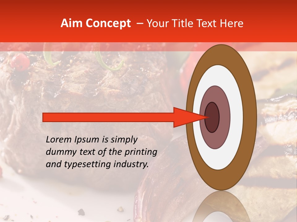 Preparation Garnish Surface PowerPoint Template