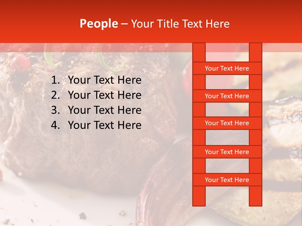 Preparation Garnish Surface PowerPoint Template