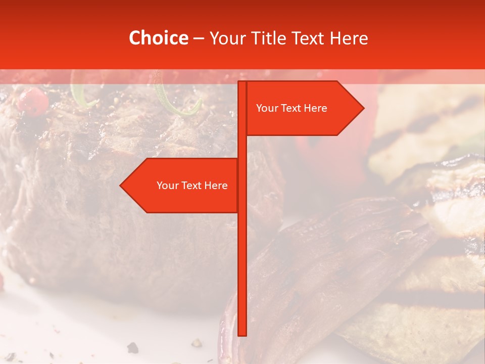 Preparation Garnish Surface PowerPoint Template