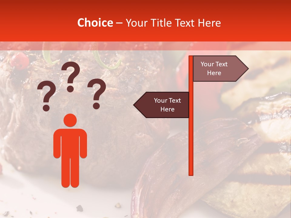 Preparation Garnish Surface PowerPoint Template