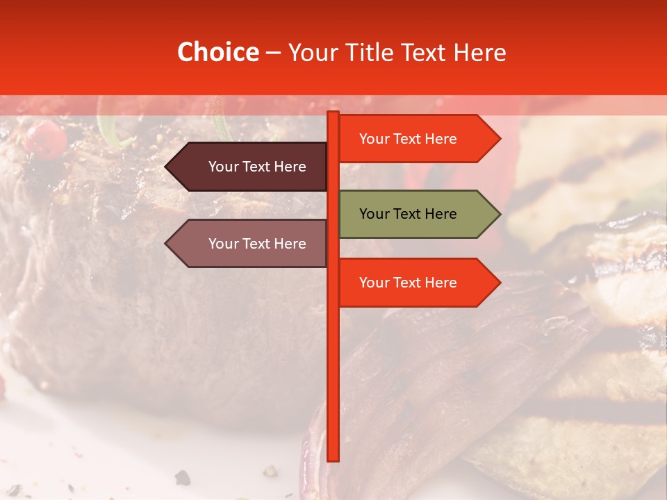 Preparation Garnish Surface PowerPoint Template