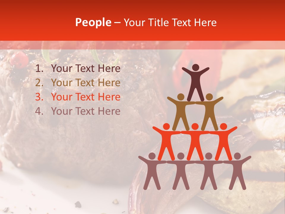 Preparation Garnish Surface PowerPoint Template