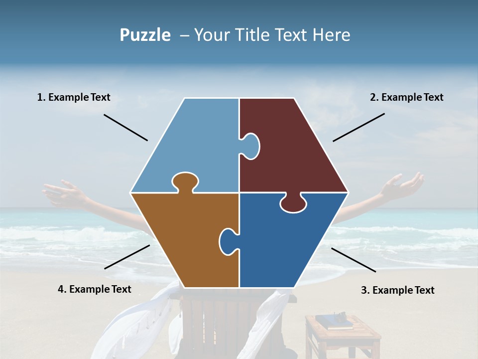 Sky Mountain Strange PowerPoint Template