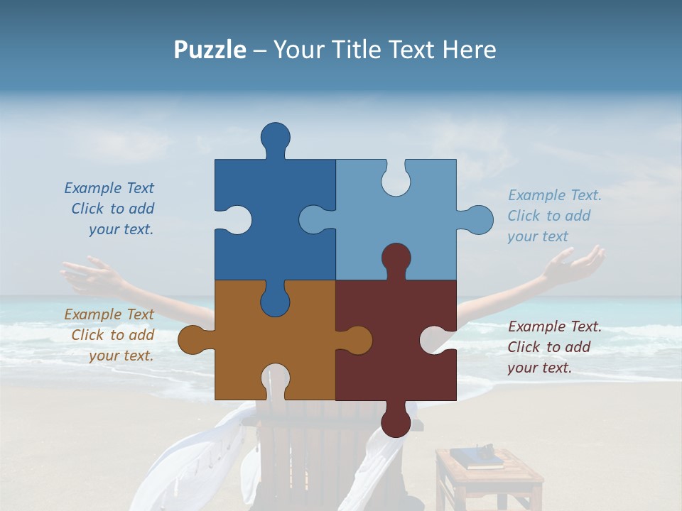 Sky Mountain Strange PowerPoint Template