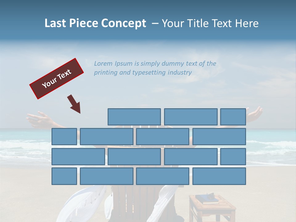 Sky Mountain Strange PowerPoint Template