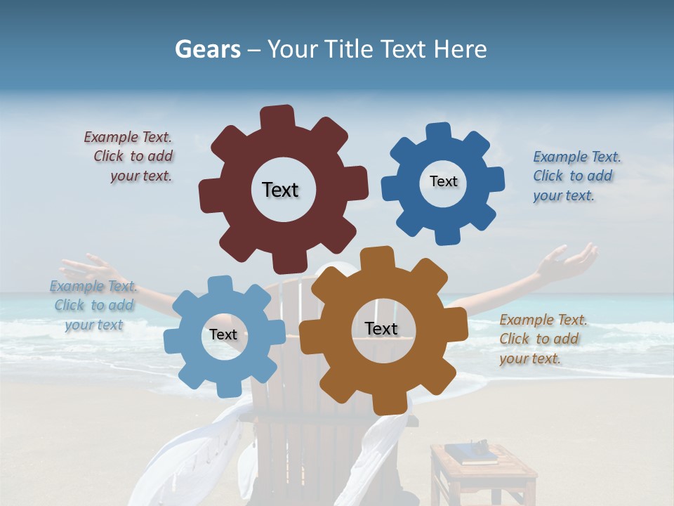 Sky Mountain Strange PowerPoint Template