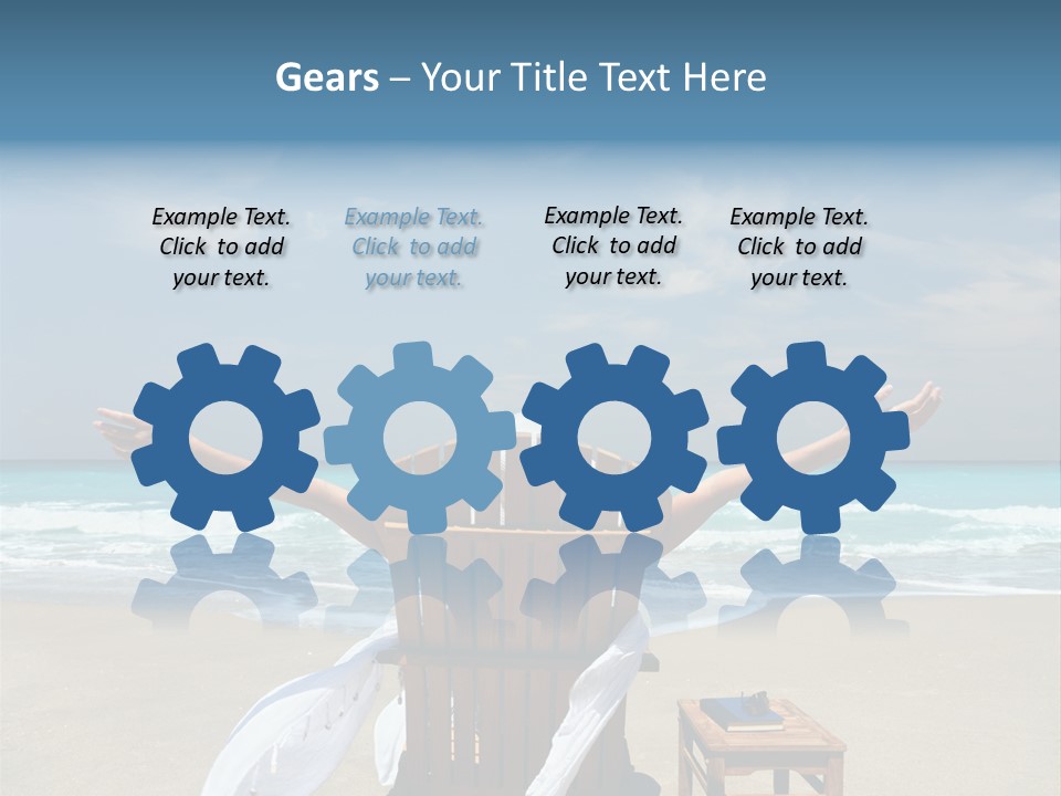 Sky Mountain Strange PowerPoint Template