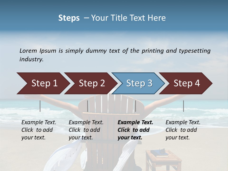 Sky Mountain Strange PowerPoint Template