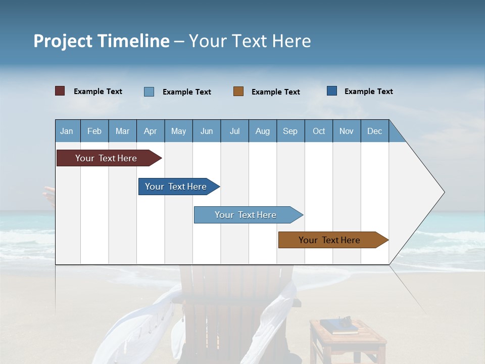 Sky Mountain Strange PowerPoint Template