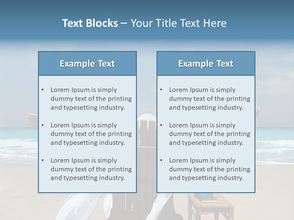 Sky Mountain Strange PowerPoint Template