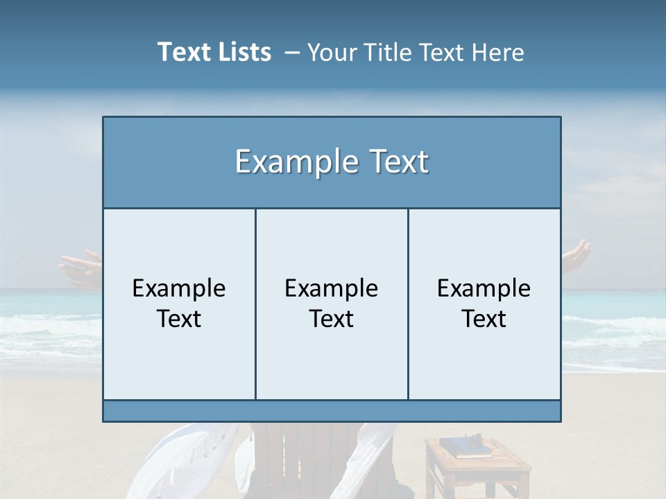 Sky Mountain Strange PowerPoint Template