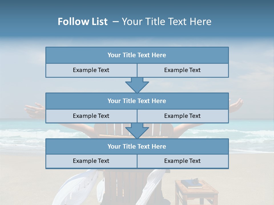 Sky Mountain Strange PowerPoint Template