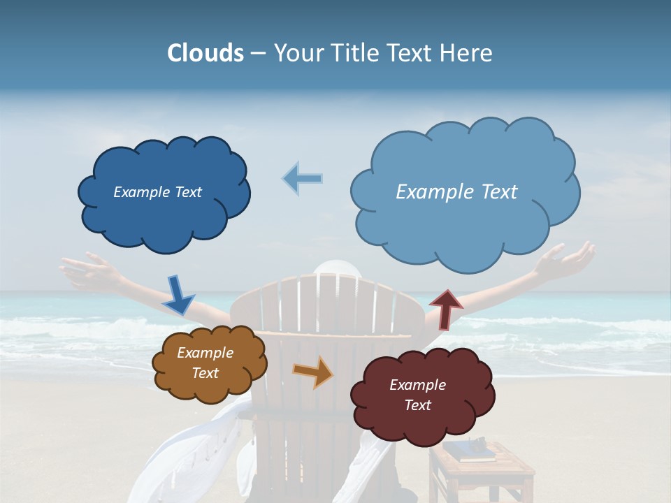 Sky Mountain Strange PowerPoint Template
