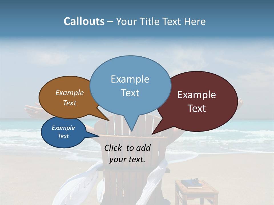 Sky Mountain Strange PowerPoint Template