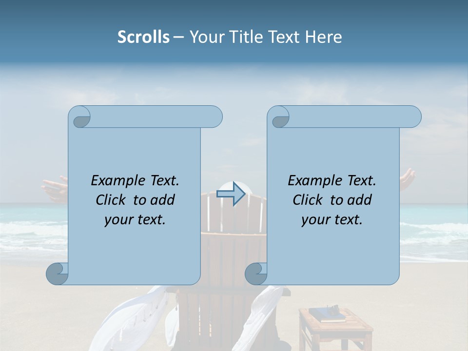 Sky Mountain Strange PowerPoint Template