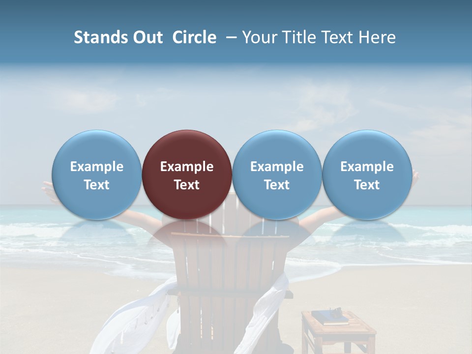 Sky Mountain Strange PowerPoint Template