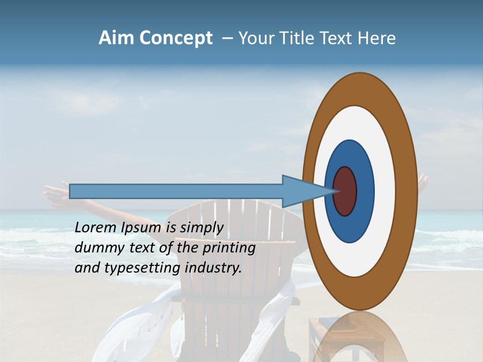 Sky Mountain Strange PowerPoint Template