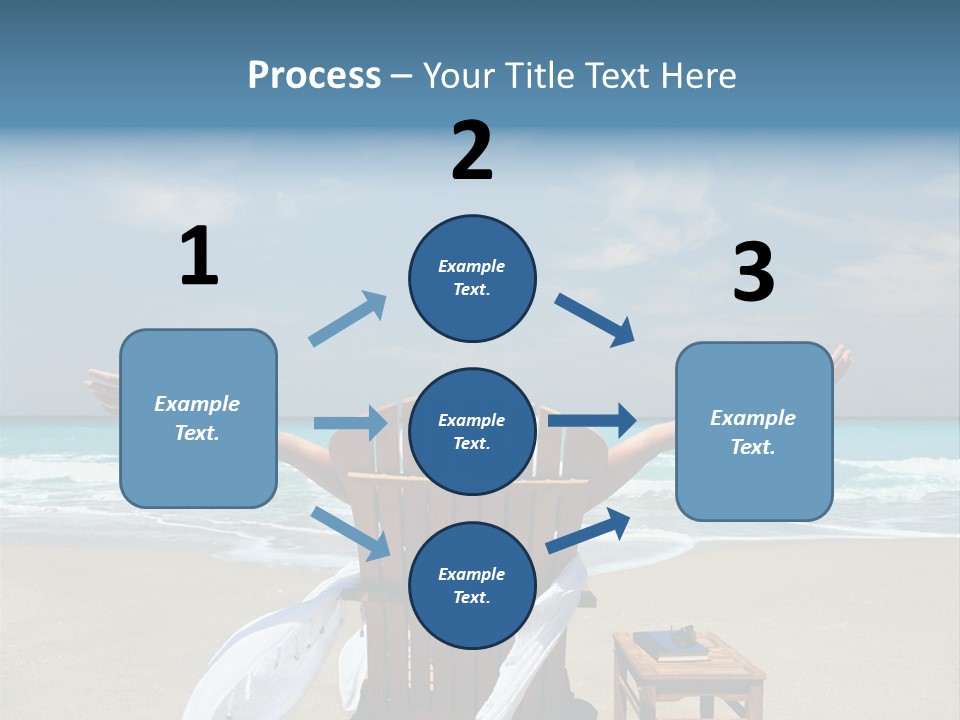 Sky Mountain Strange PowerPoint Template