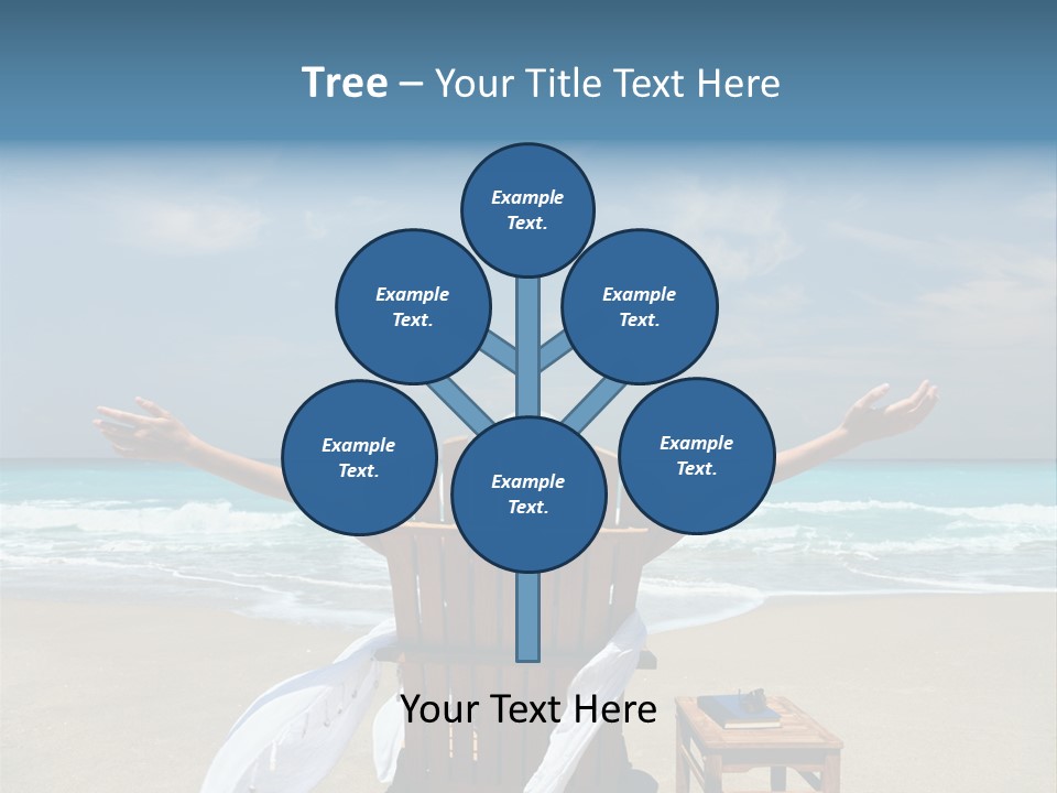 Sky Mountain Strange PowerPoint Template