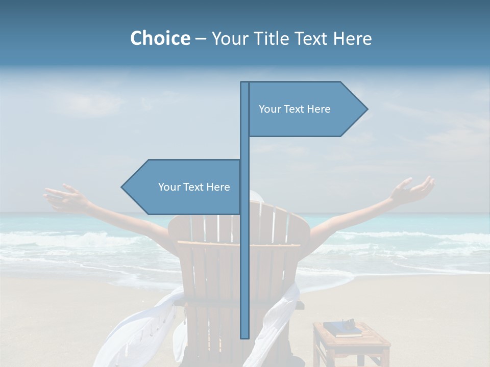 Sky Mountain Strange PowerPoint Template