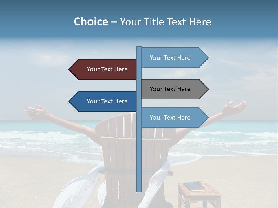 Sky Mountain Strange PowerPoint Template