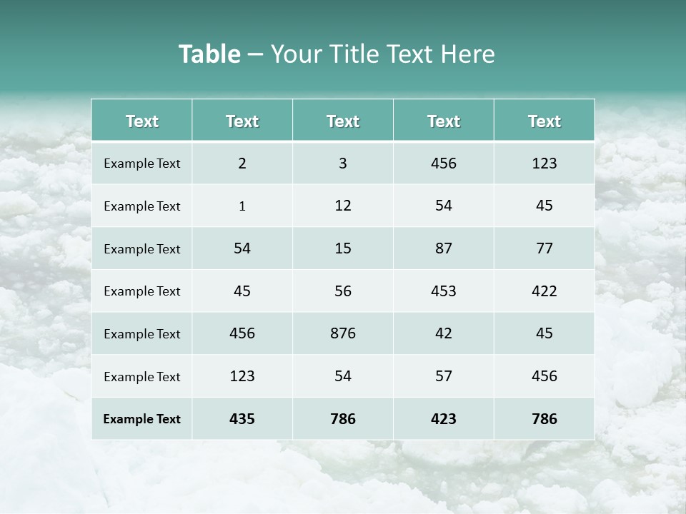 Sky Mountain Strange PowerPoint Template