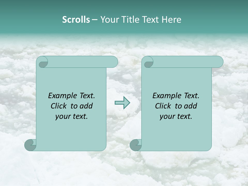 Sky Mountain Strange PowerPoint Template