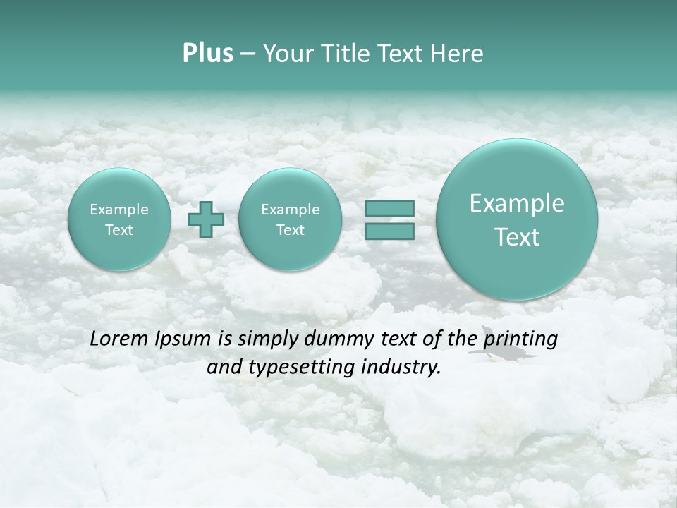 Sky Mountain Strange PowerPoint Template