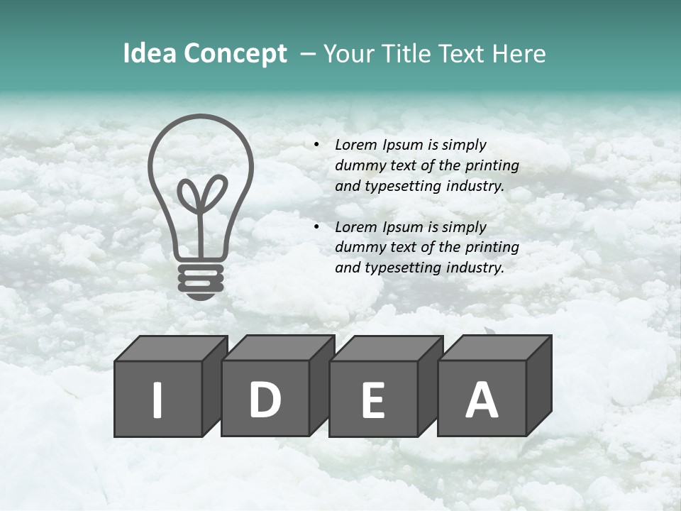 Sky Mountain Strange PowerPoint Template