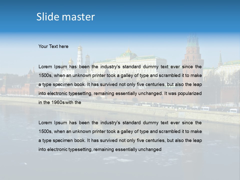 City Orthodox Landmark PowerPoint Template
