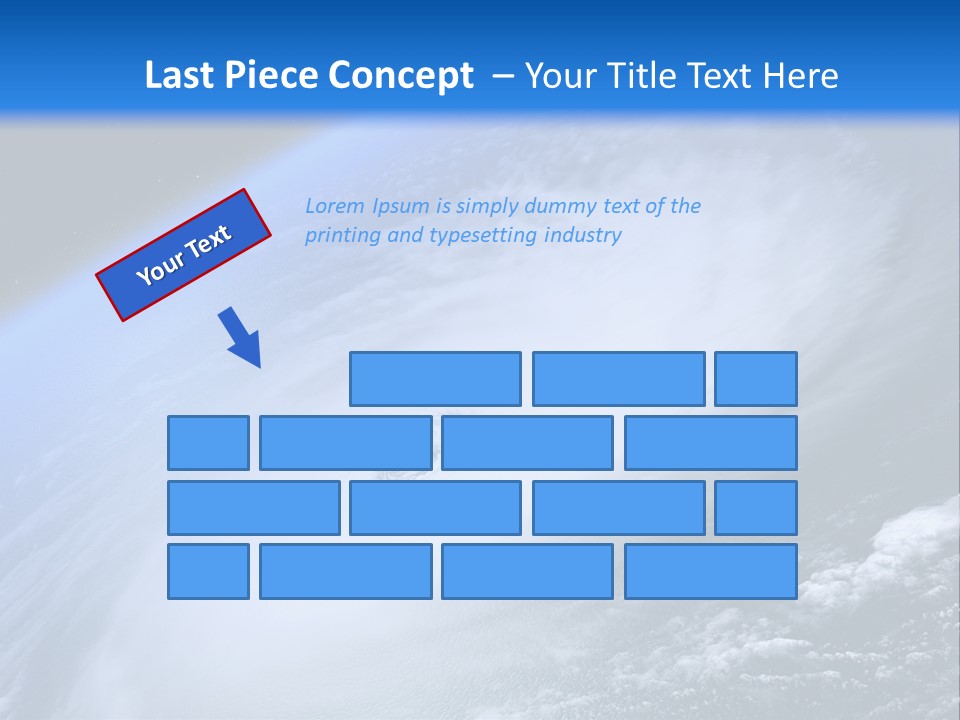 Tropical Space Monsoon PowerPoint Template