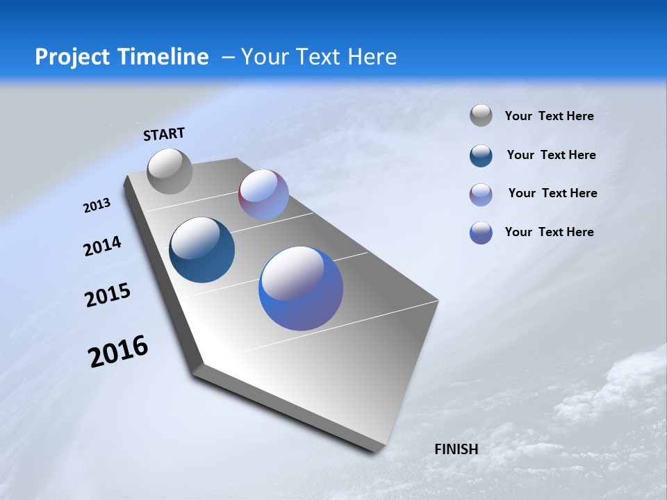 Tropical Space Monsoon PowerPoint Template