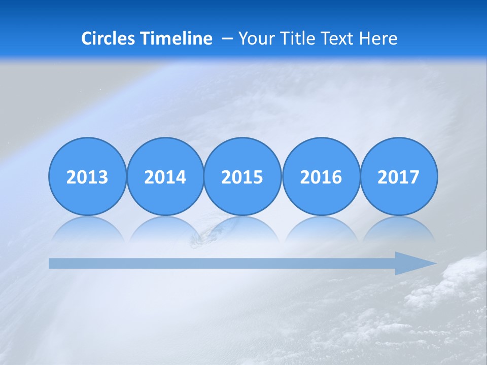 Tropical Space Monsoon PowerPoint Template